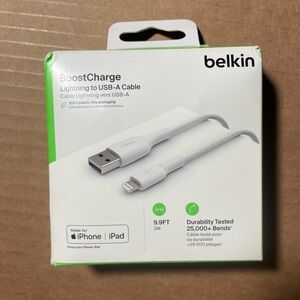 Belkin White Lightning to USB-A Cable
